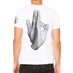 Hand Badge White Men's Tee