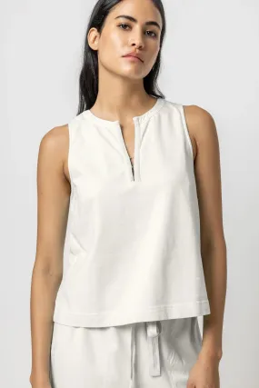 HOOK & EYE TOP (WHITE) - LILLA P