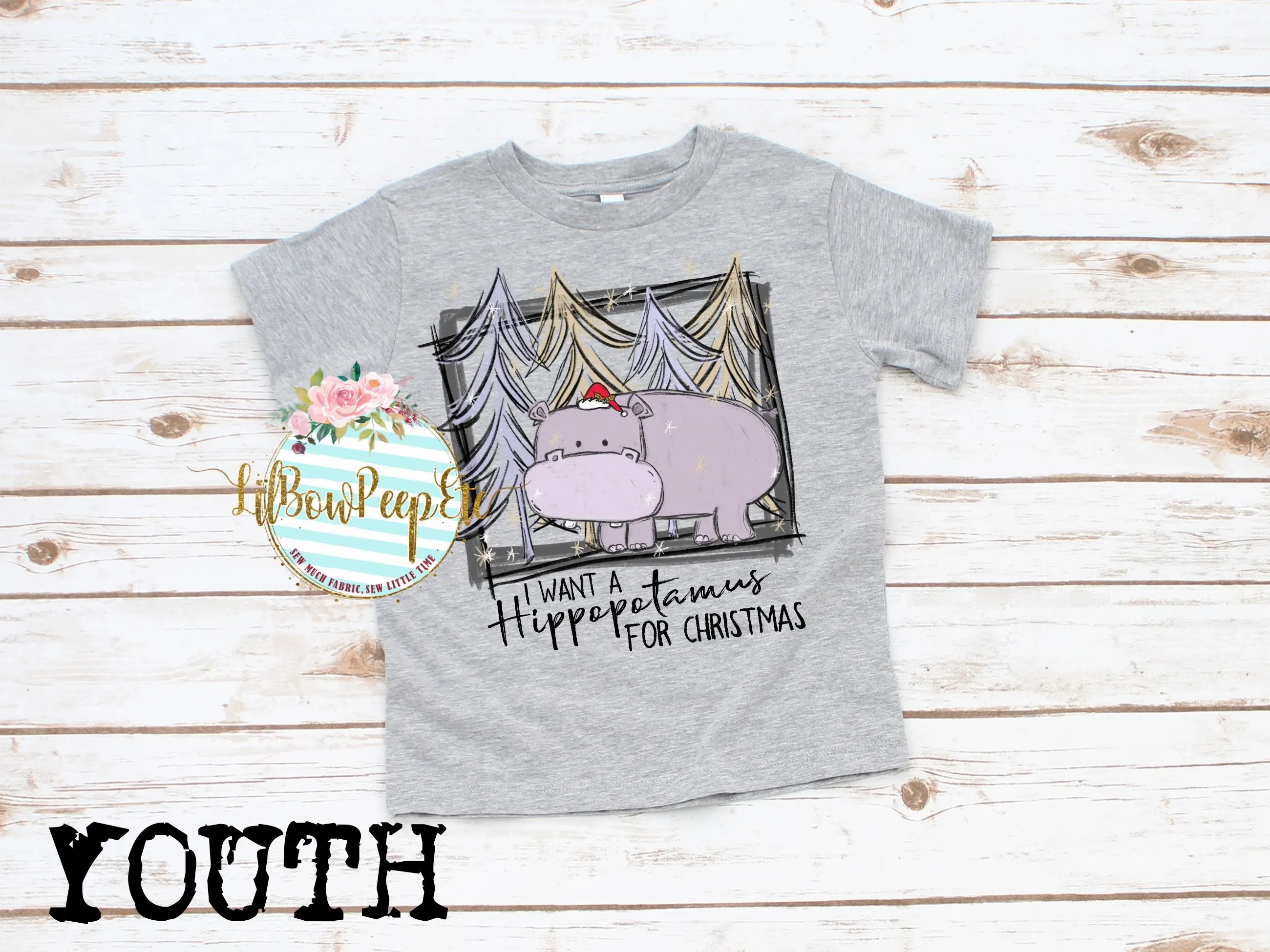 I Want A Hippopotamus For Christmas YOUTH KIDS