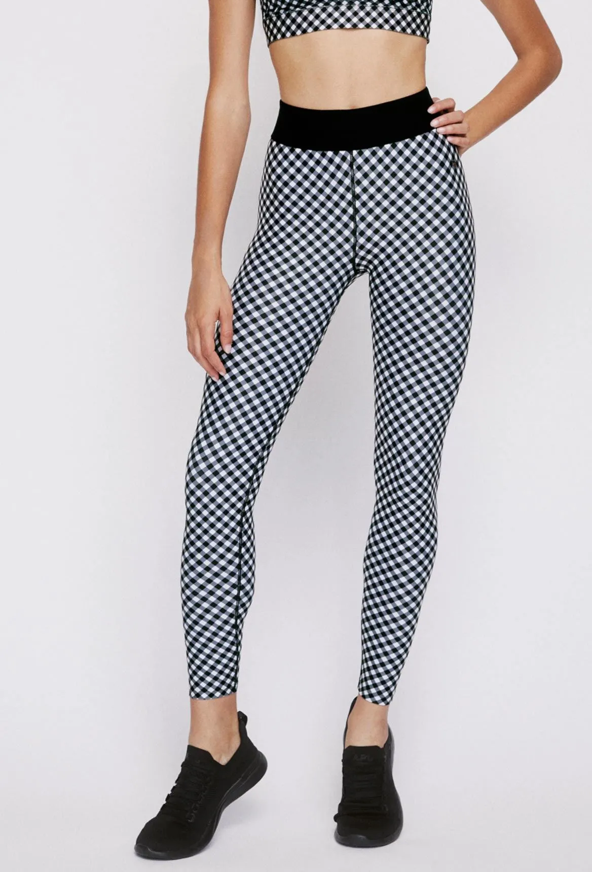 Iggy Leggings Black Gingham