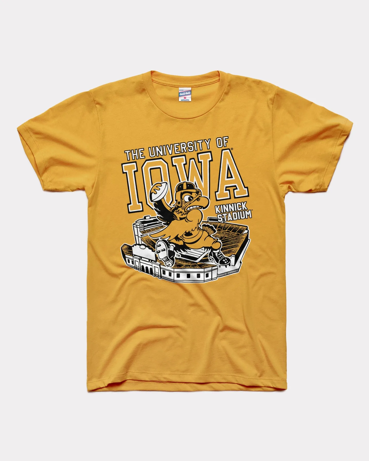 Iowa Hawkeyes Kinnick Stadium Gold T-Shirt