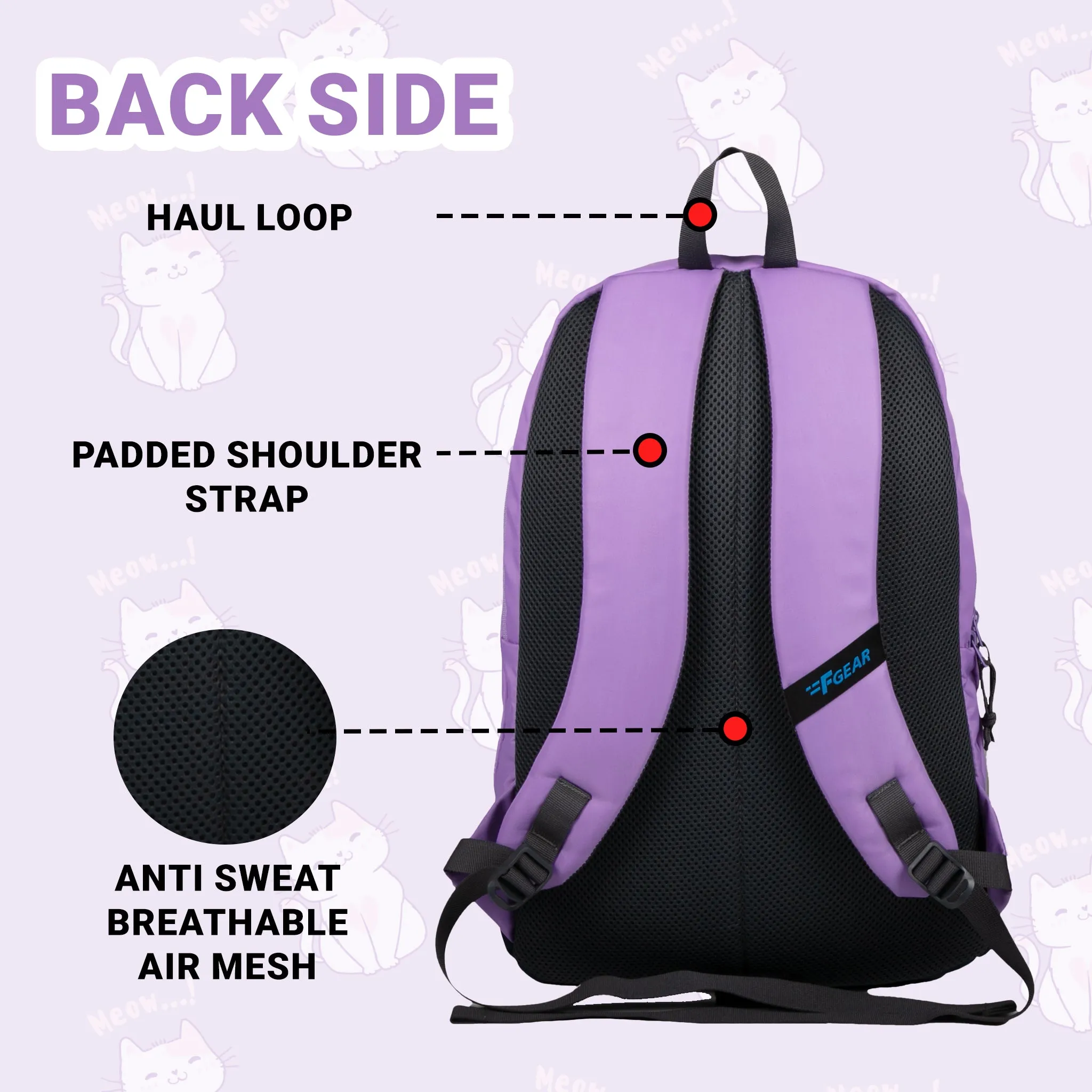 Jasper 14L Lavender Kids Backpack