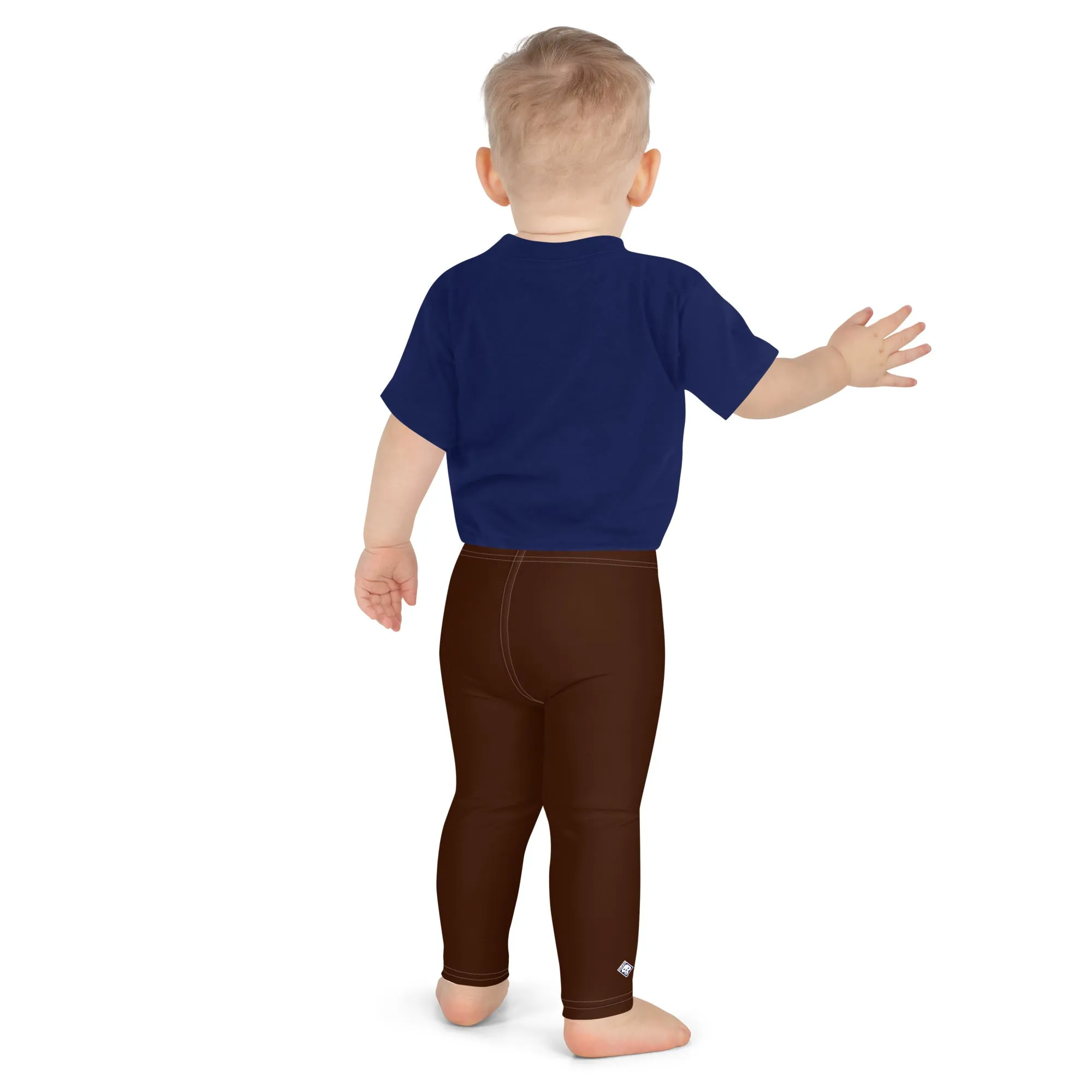 Kid's Boys Jiu-Jitsu Athletic Leggings 006 - Chocolate