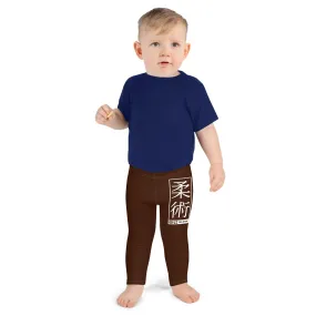 Kid's Boys Jiu-Jitsu Athletic Leggings 006 - Chocolate