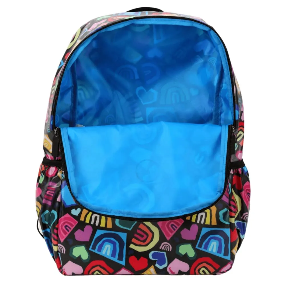 Large Kids Waterproof Backpack - Love & Rainbow