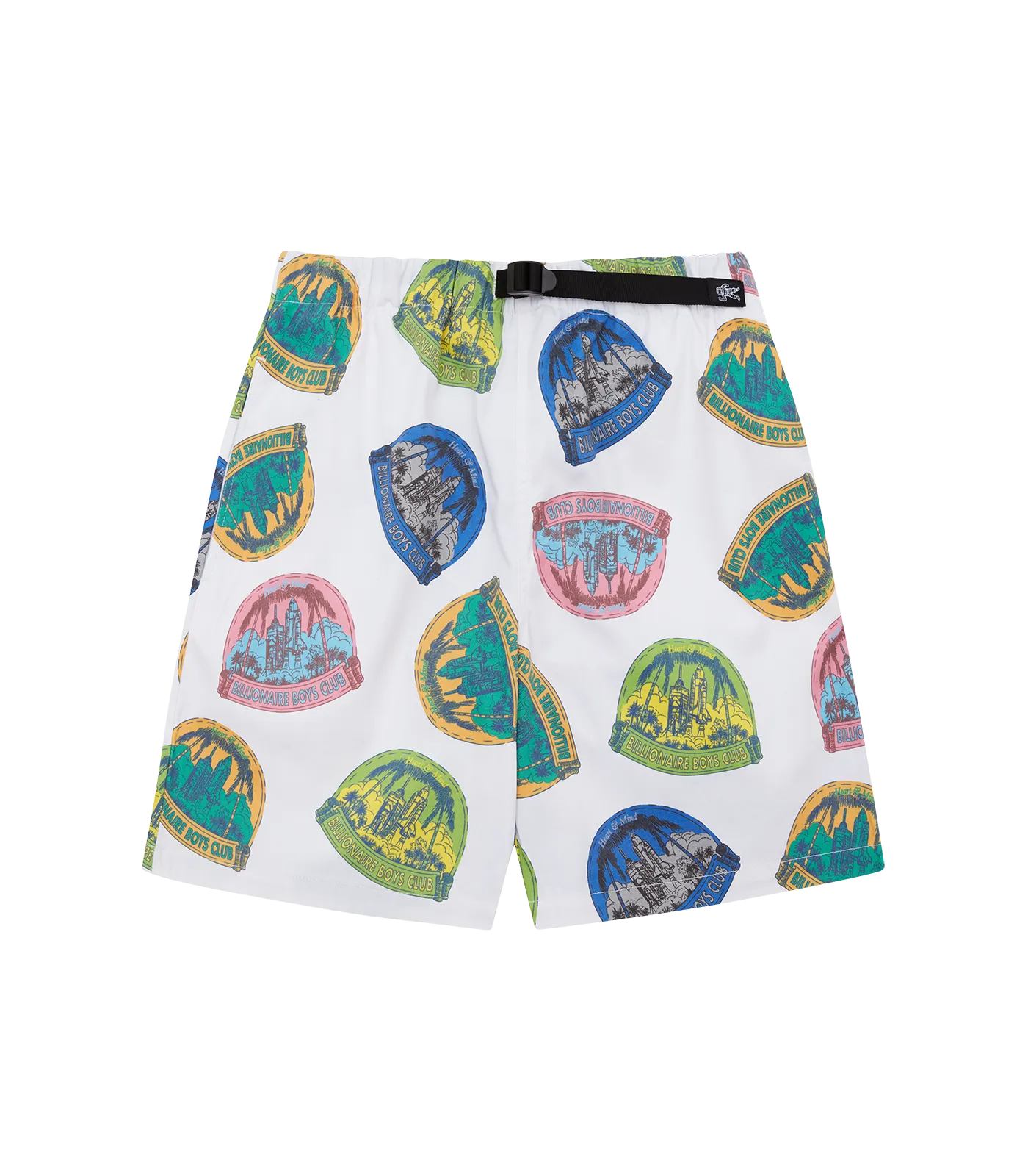 LAUNCH PAD A/O PRINT SHORTS - WHITE