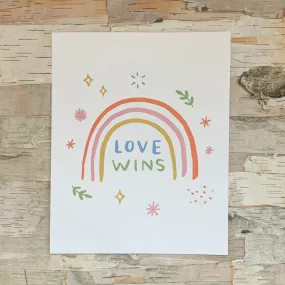 Love Wins Print 8x10