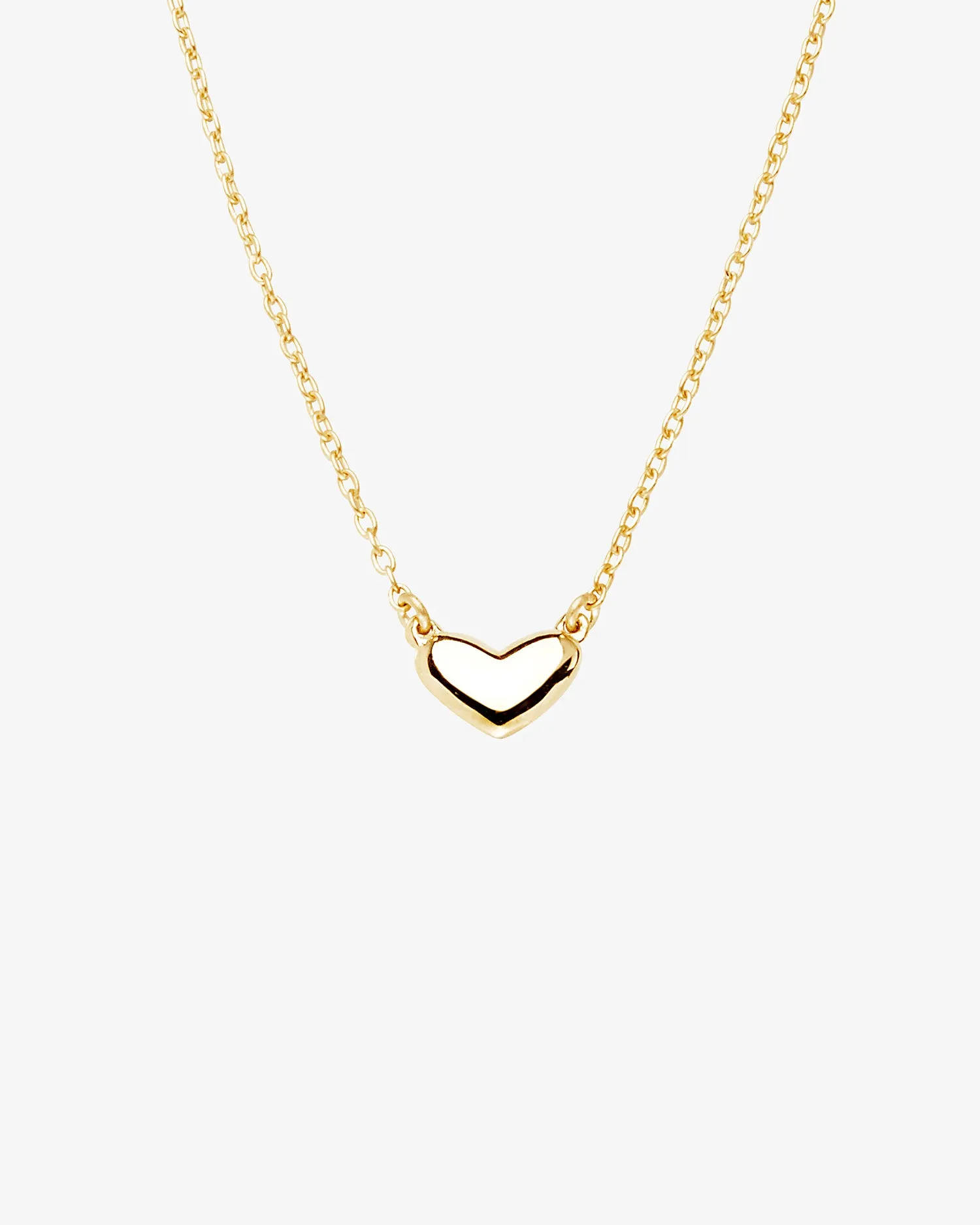 Loving Heart medium single necklace gold