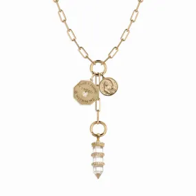 Manifestation Lariat Charm Necklace