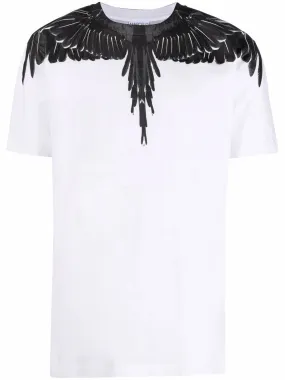 Marcelo Burlon Icons Wings White and Black T-Shirt