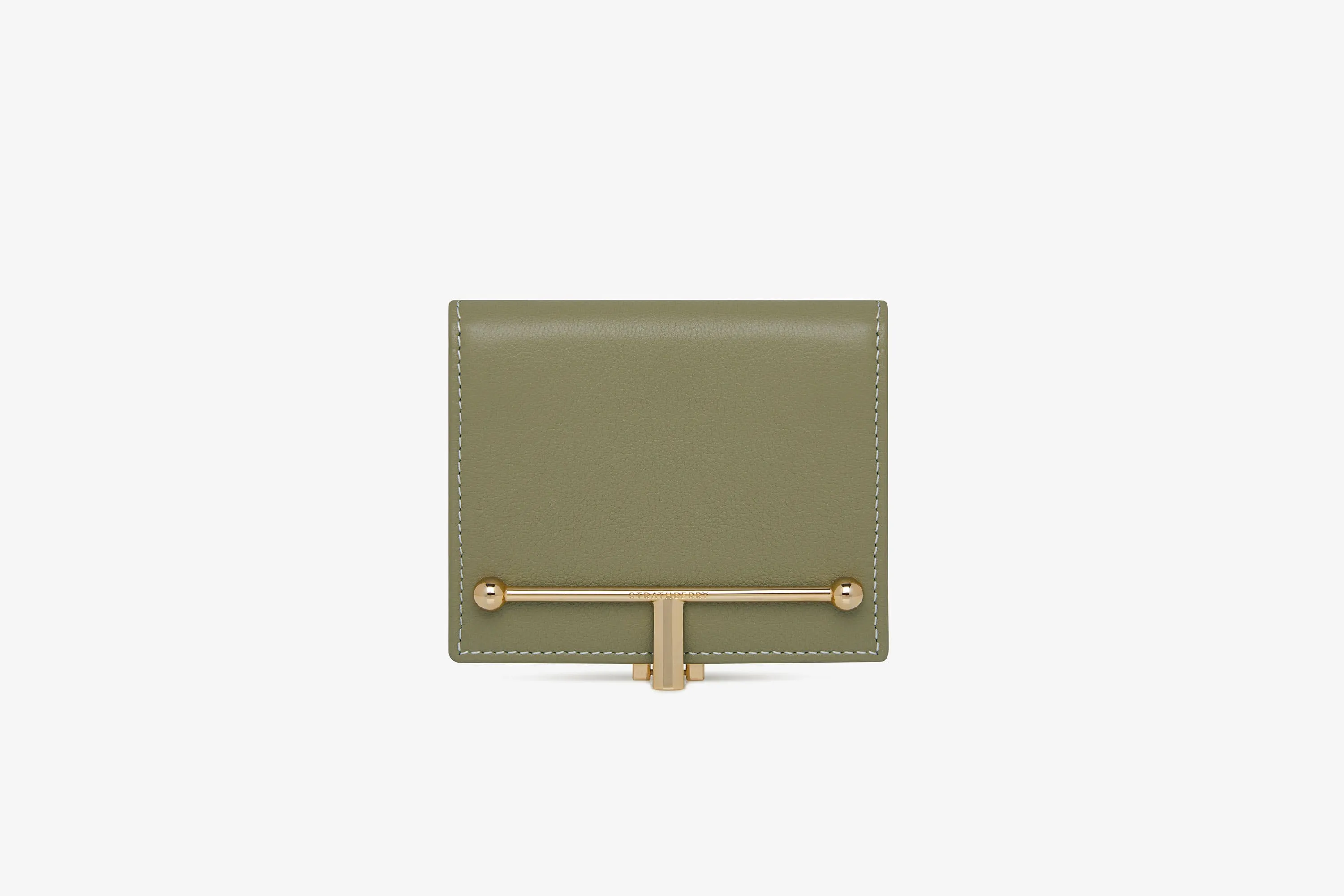 Melville Street Wallet - Pistachio/Vanilla Thread