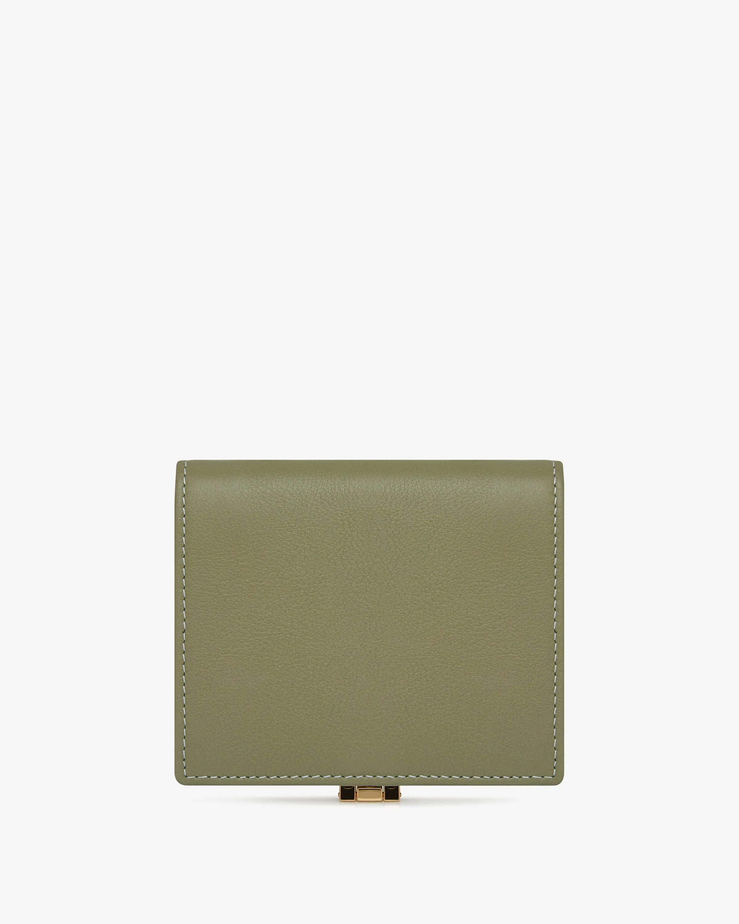 Melville Street Wallet - Pistachio/Vanilla Thread