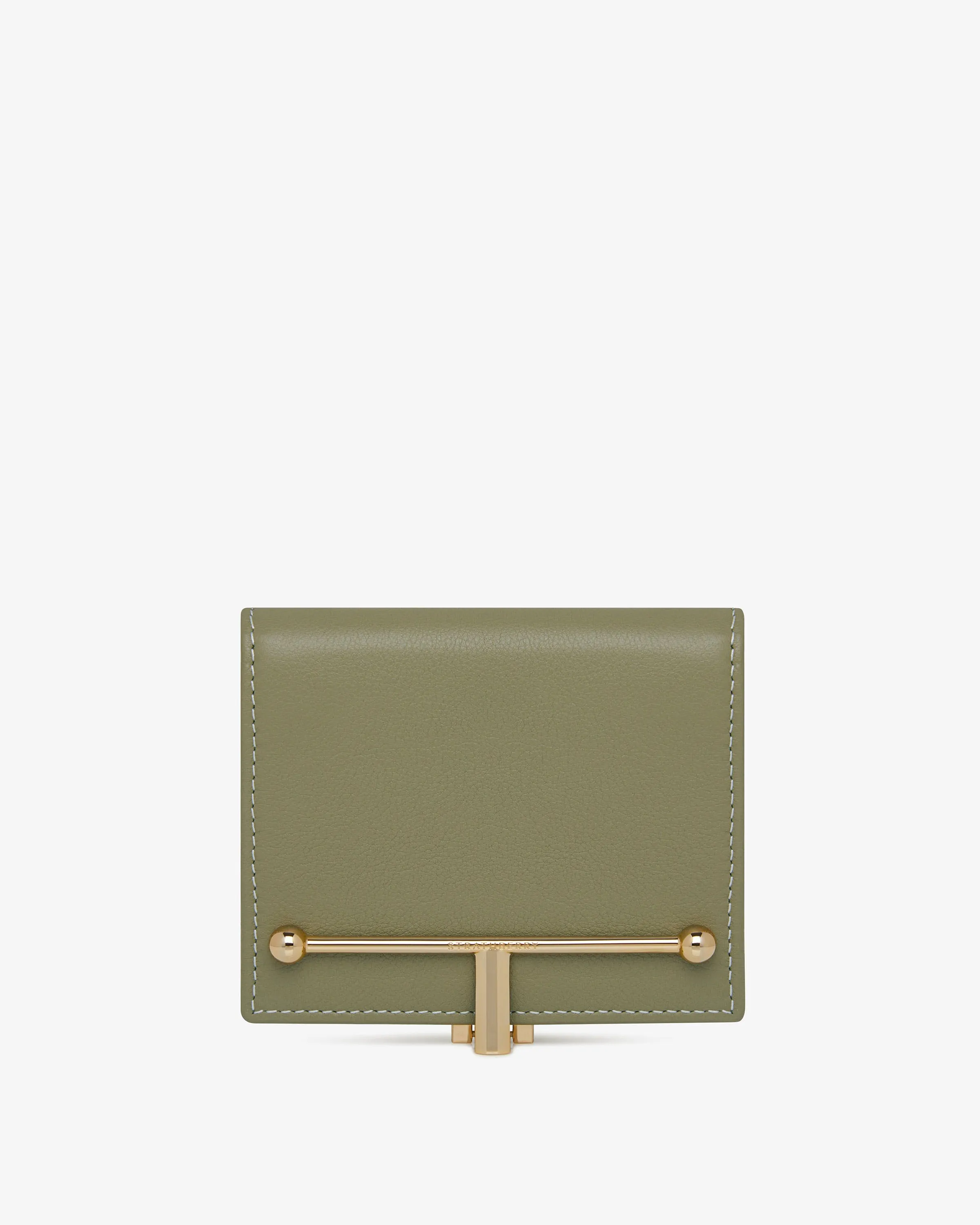 Melville Street Wallet - Pistachio/Vanilla Thread