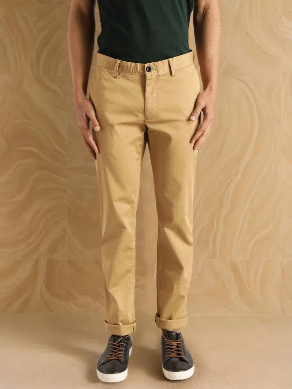 Men Kansas Fit Cotton Stretch Trouser