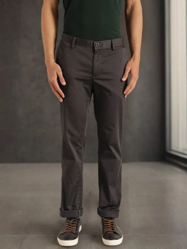 Men Kansas Fit Cotton Stretch Trouser