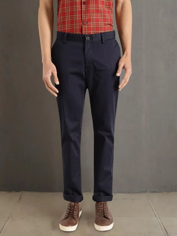 Men Kansas Fit Cotton Stretch Trouser