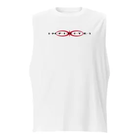 Men's Text And Logo Print Muscle Shirt