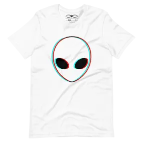 Men's Trippy Alien 3D Effect Graphic T-shirt