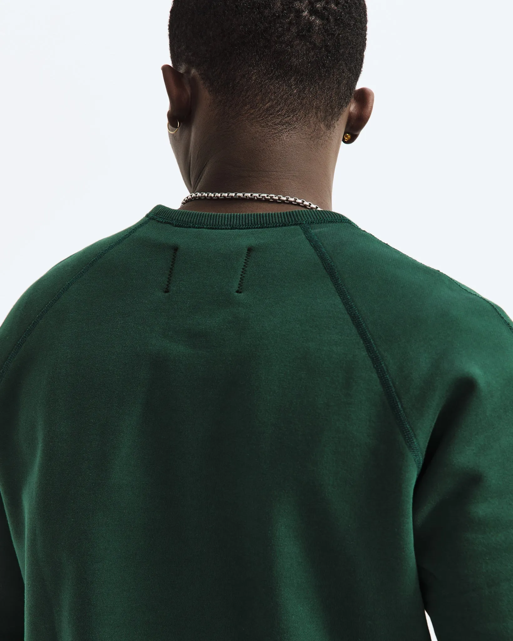 Midweight Terry Slim Crewneck