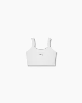 Mini Logo Tank - White