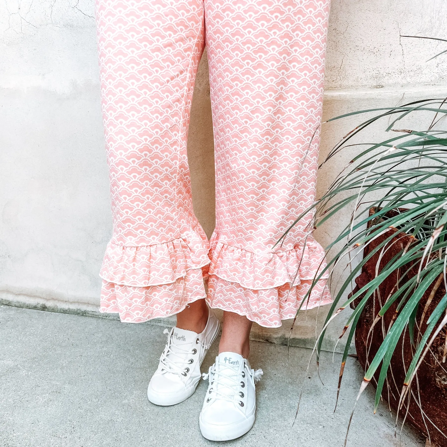 {NEW SIZING} Swanky Lady Vintage Double Ruffle Capris