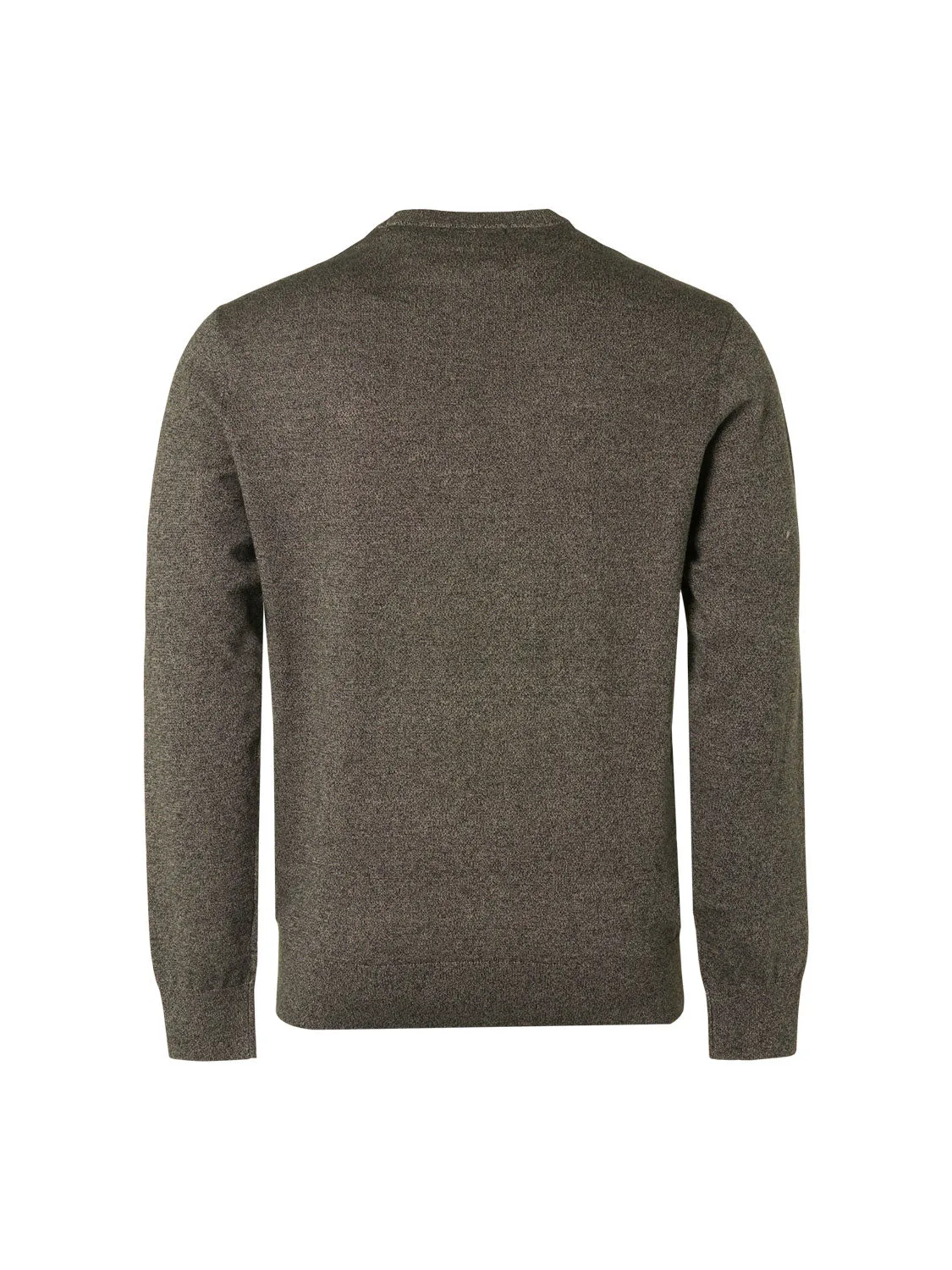 No Excess - Crewneck Melange Pullover - Stone or Caramel