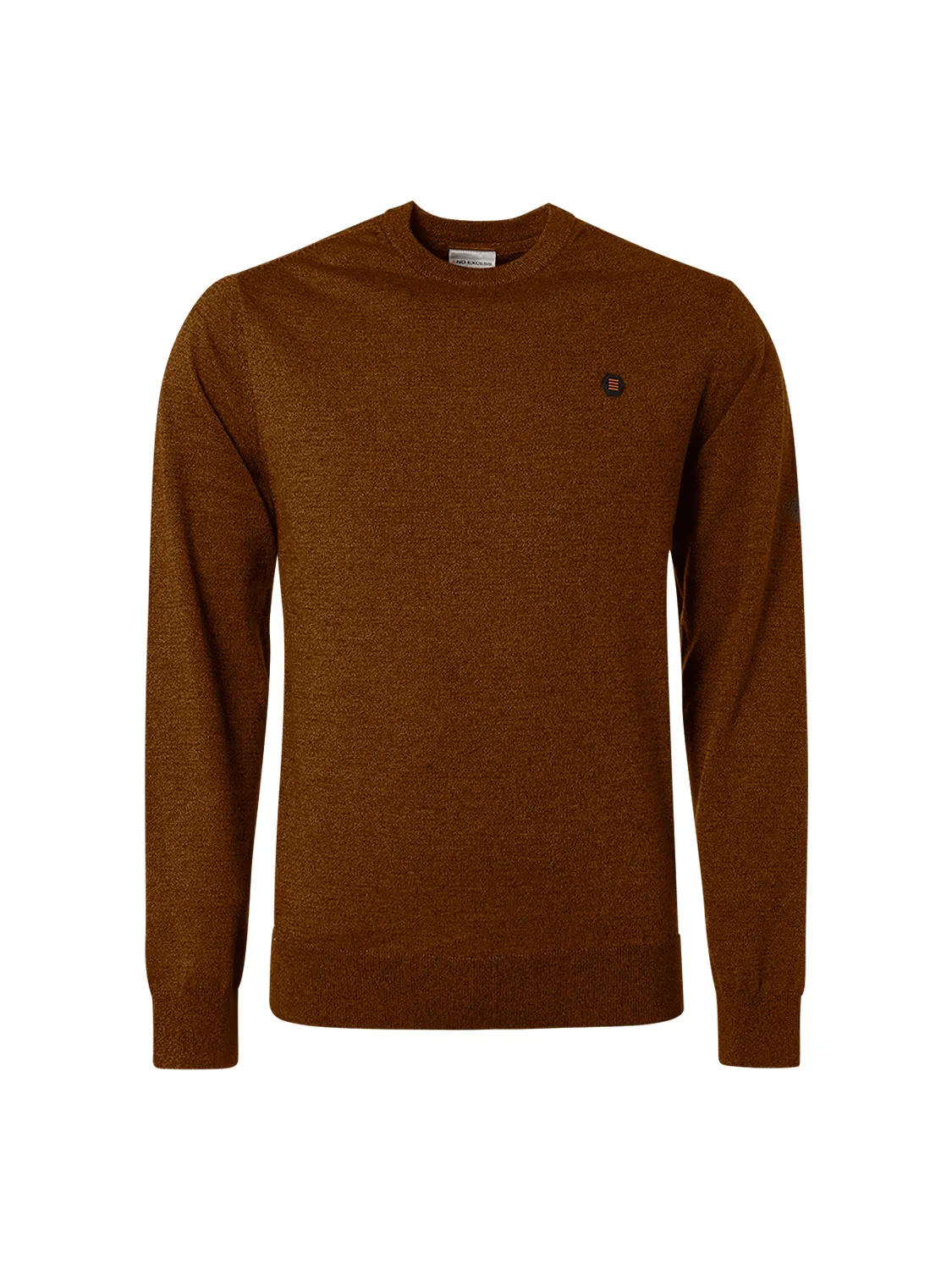 No Excess - Crewneck Melange Pullover - Stone or Caramel