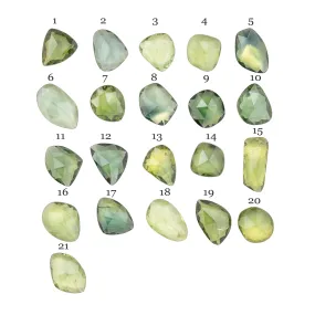 Organic Shape Green Sapphire 0.60ct CS222