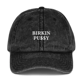 "BIRKIN KITTY" Twill Vintage Cotton Dad Hat