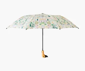 Rifle Paper Co. Umbrella with Duck Handle