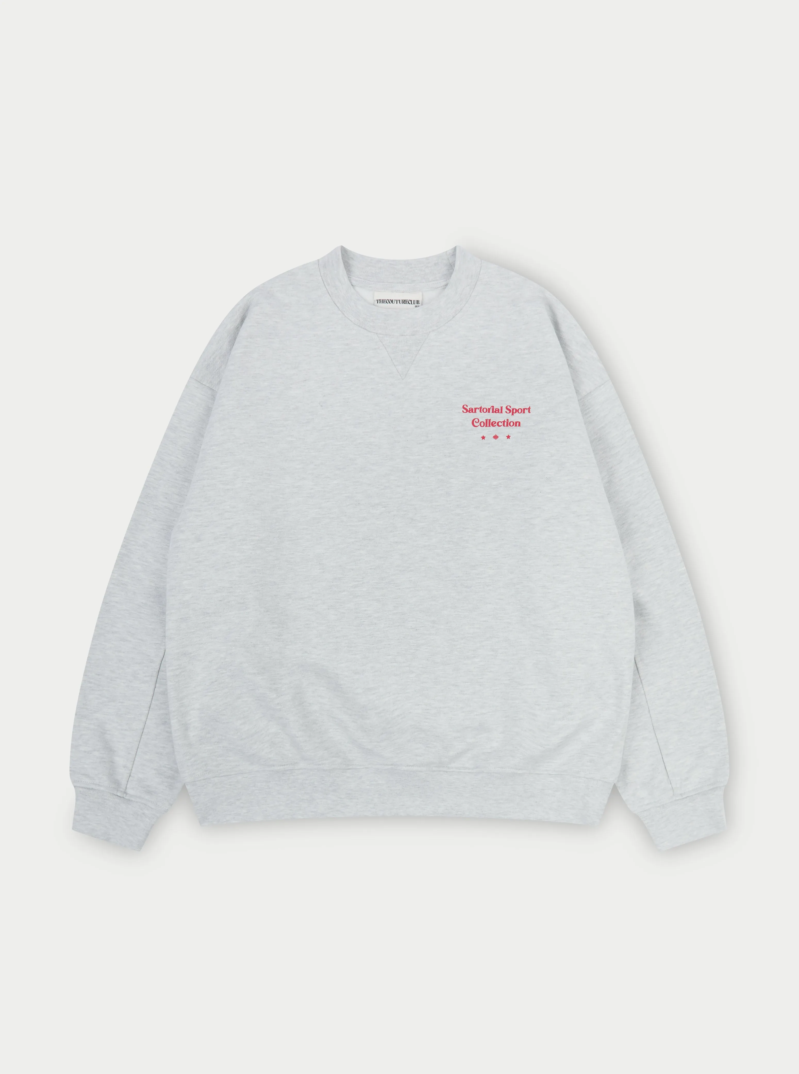 SARTORIAL SPORT GRAPHIC SWEATSHIRT - GREY MARL