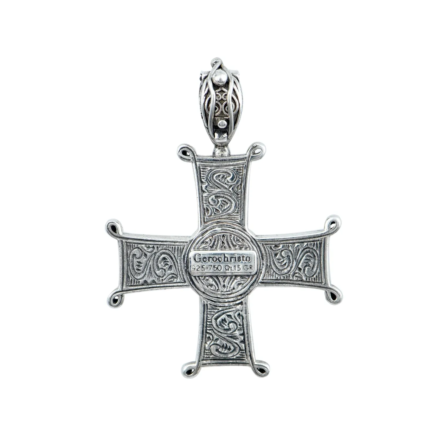 Silver & Gold Byzantine Cross