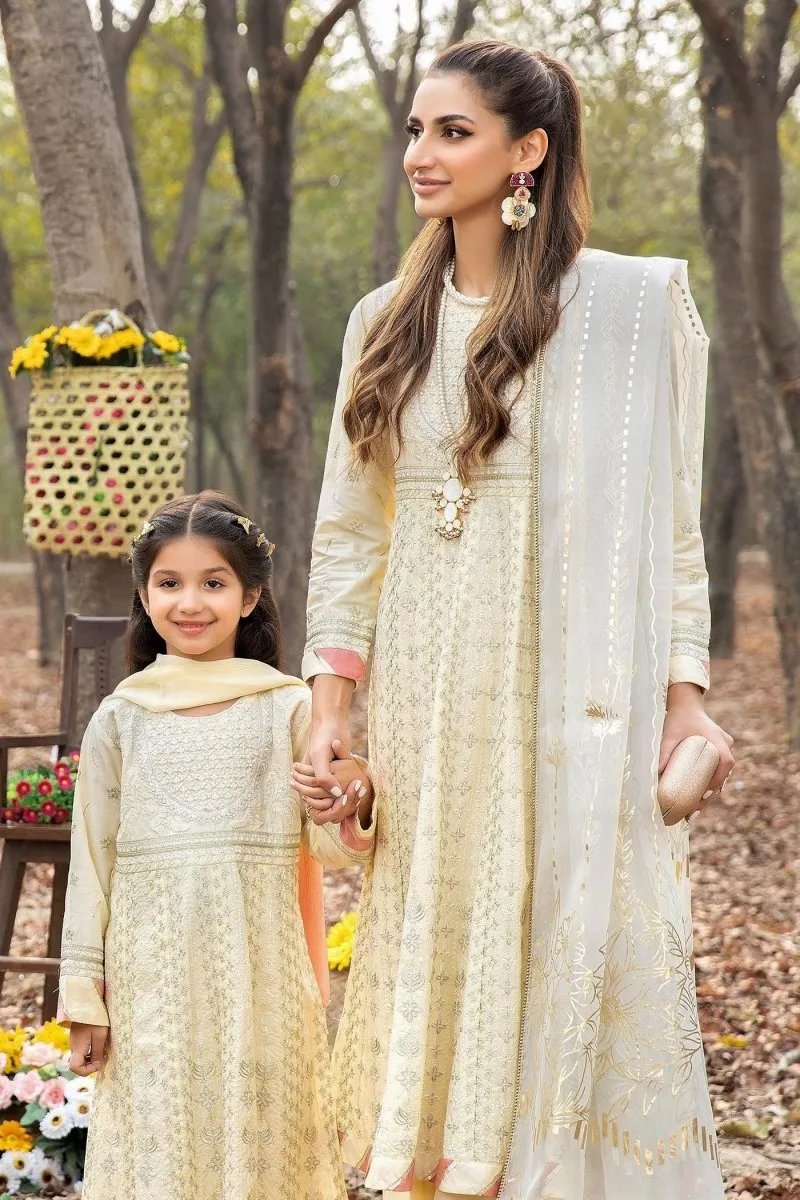 Simrans Girls Festive Chikankari Sharara Dress SIM155