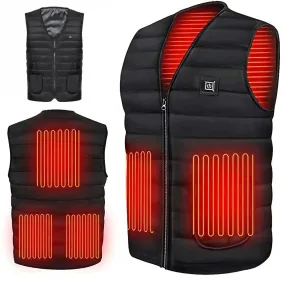 SMAXPro™ 5 Zone Electric Heated Vest:10000mAh Battery Pack, Washable Heating Vest