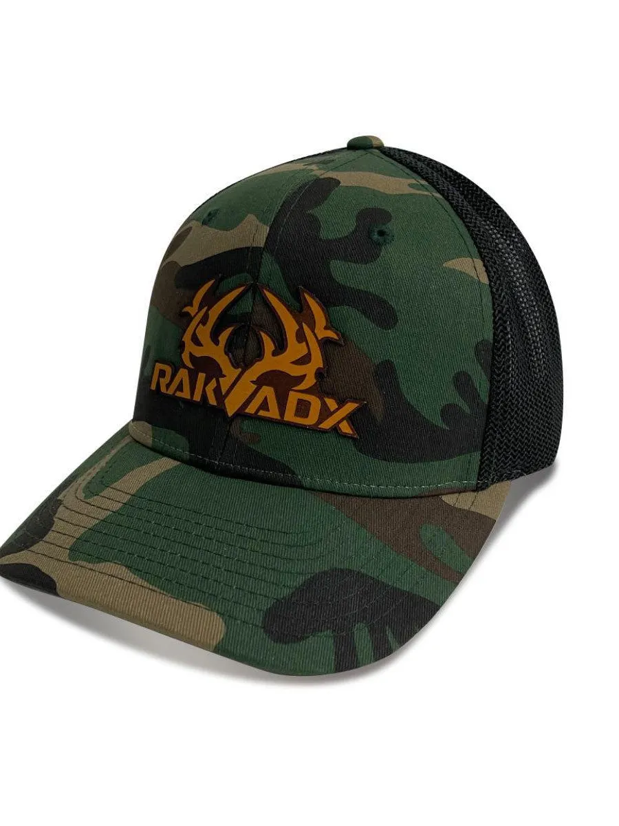 Solo RakBuck Camo Flex Hat - Leather Patch