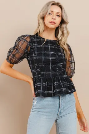 Sophia Puff Sleeve Top - Final Sale Item