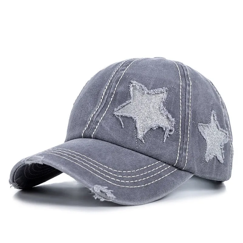 Star Sequins Cap