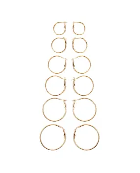 Stylish Hoop Earring Set