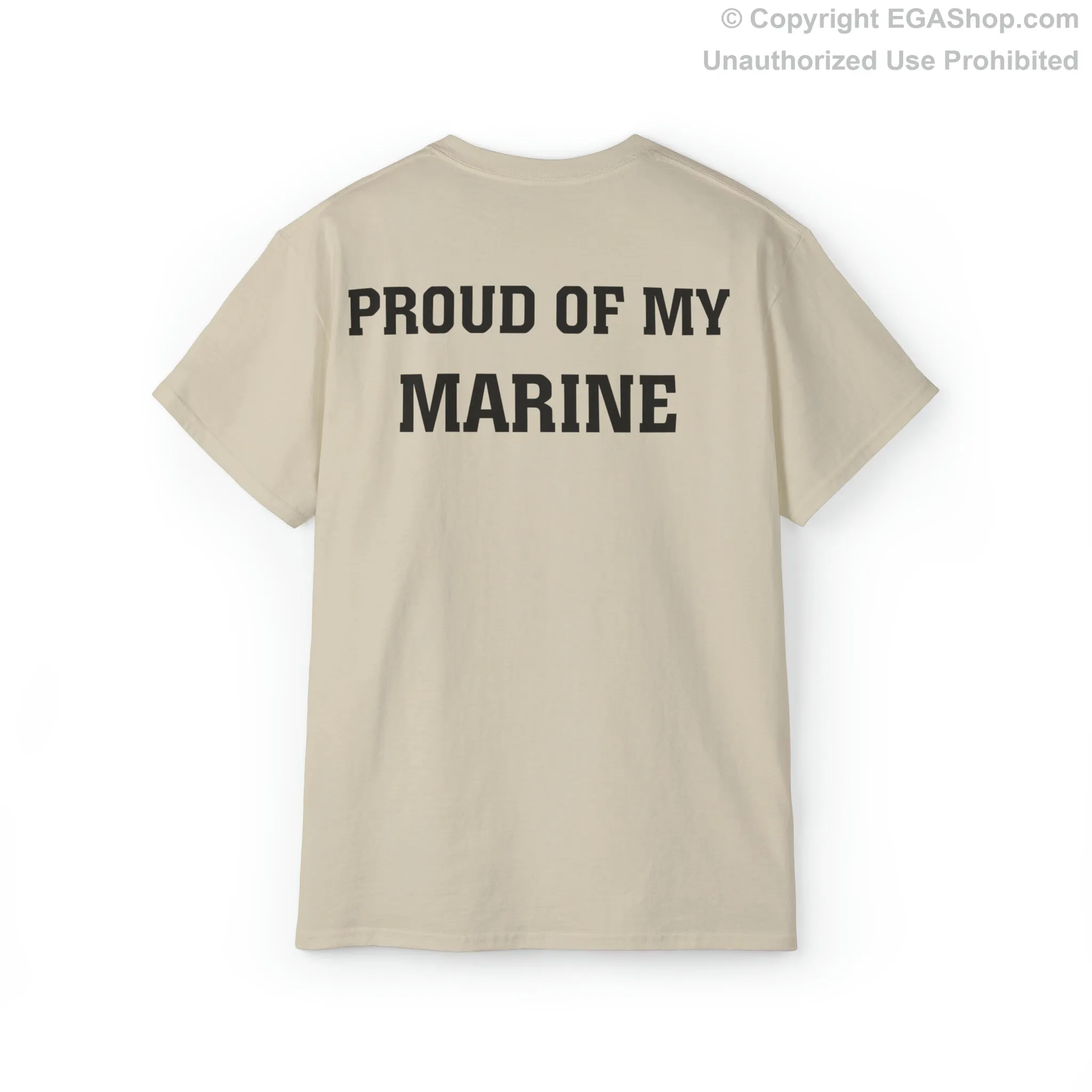 T-Shirt: Rocking the Red for Friday (Back Text: Proud of My Marine)