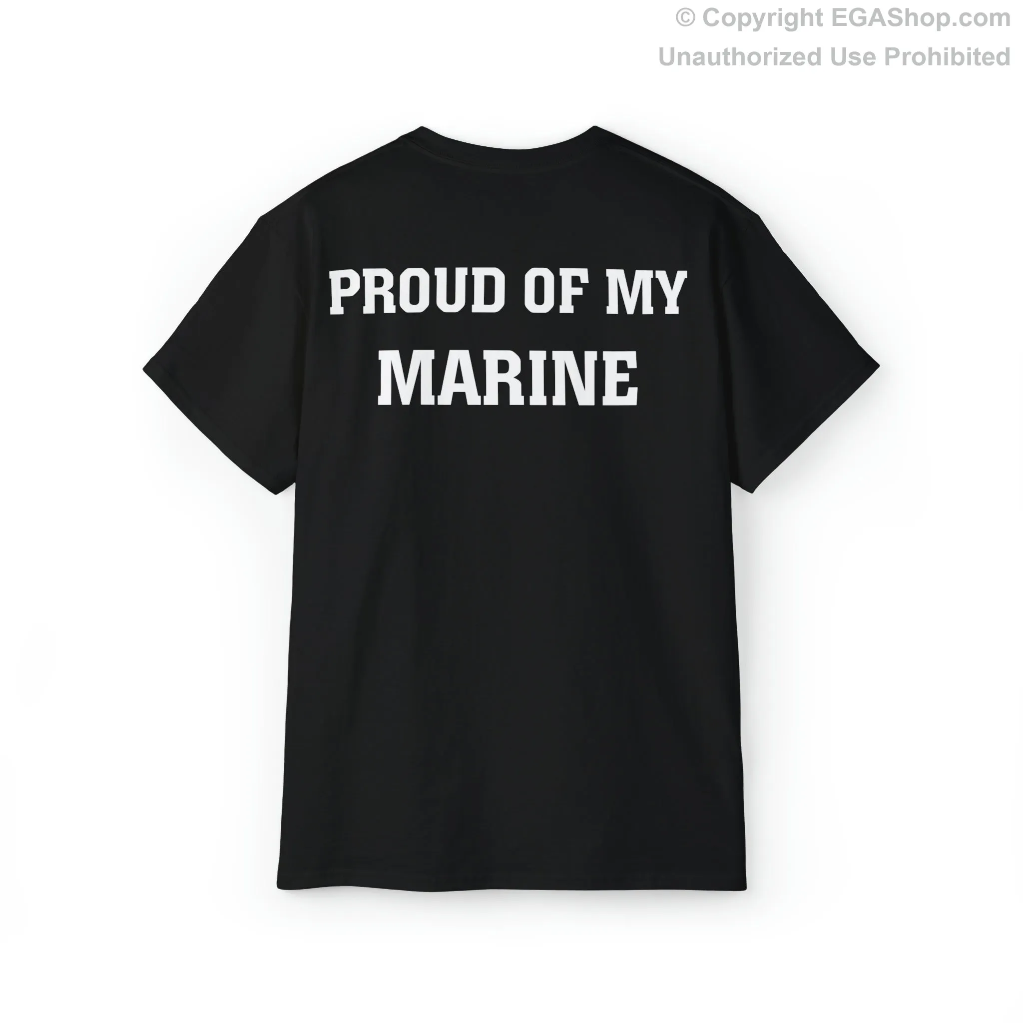 T-Shirt: Rocking the Red for Friday (Back Text: Proud of My Marine)