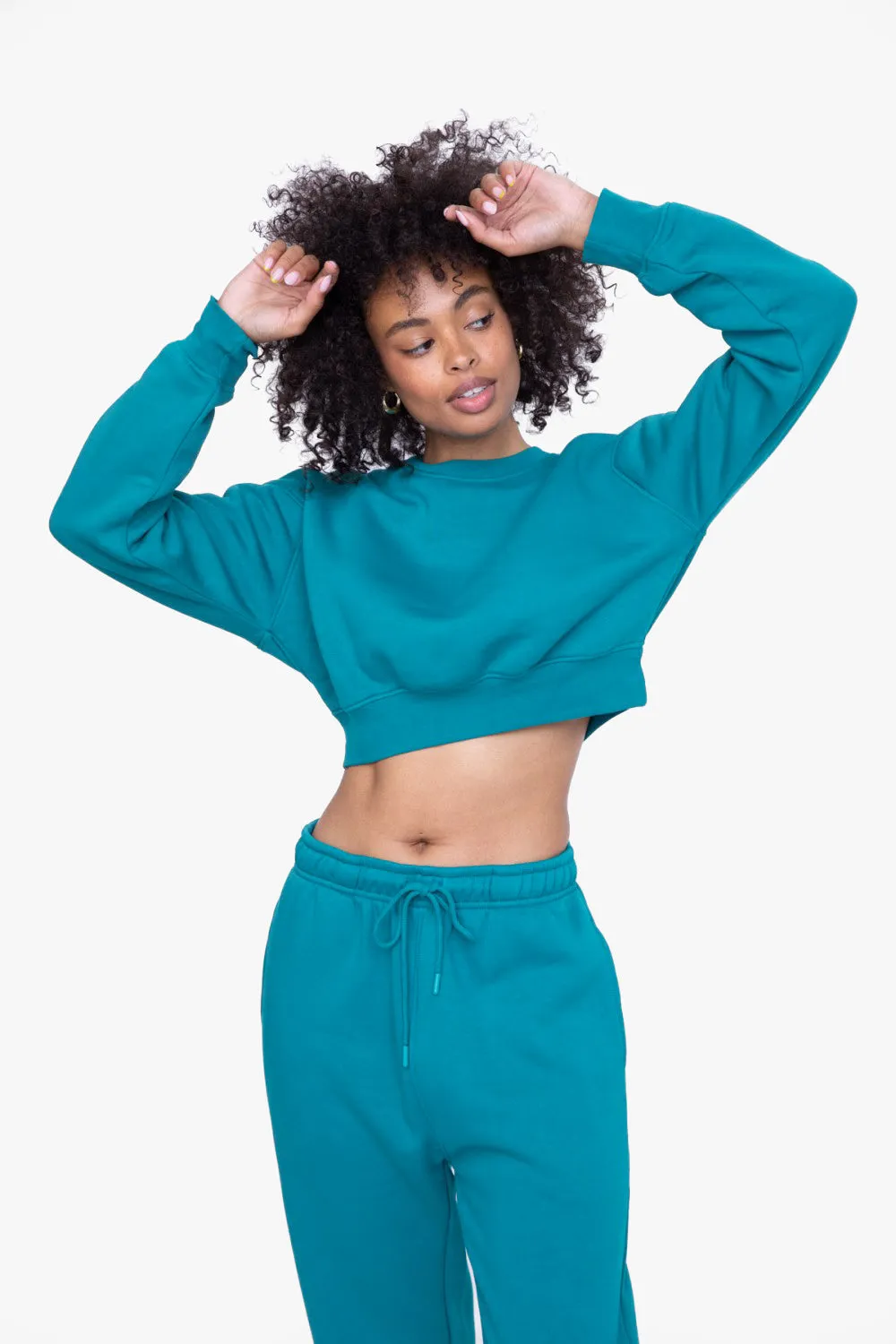 Teal 2pc Fleece Set