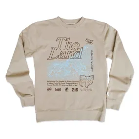 The Land Map - Unisex Crewneck Sweatshirt