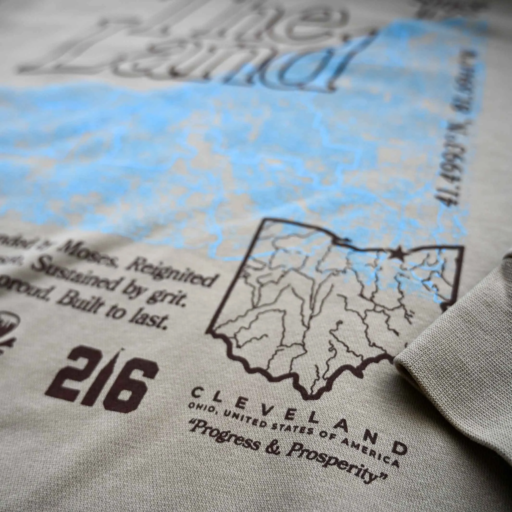 The Land Map - Unisex Crewneck Sweatshirt