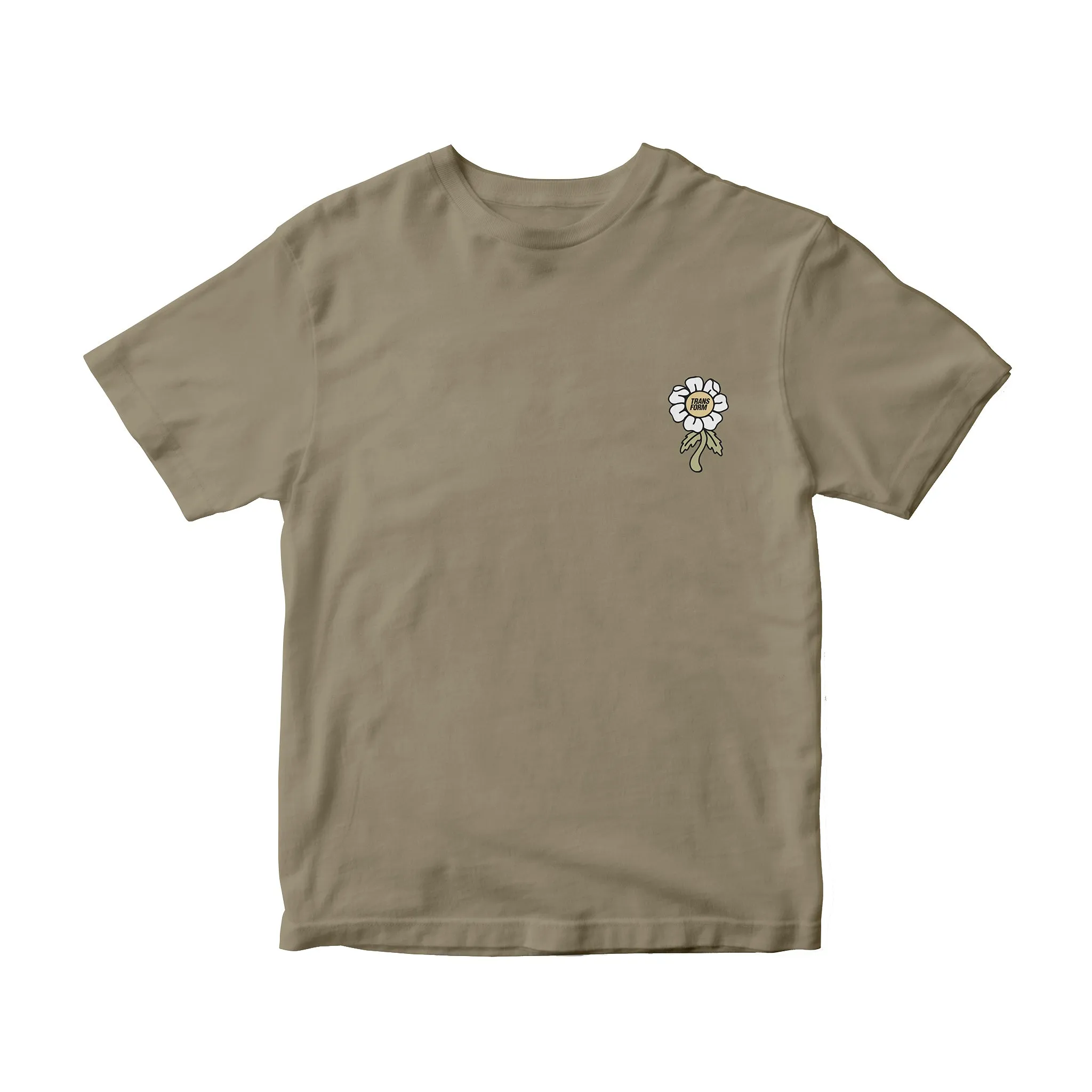 The Stoned Flower Tee Tan