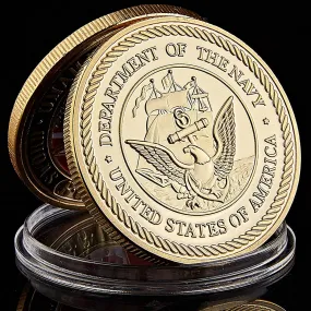 United States Seal Team Sea Land Air Navy Military Challenge Coin