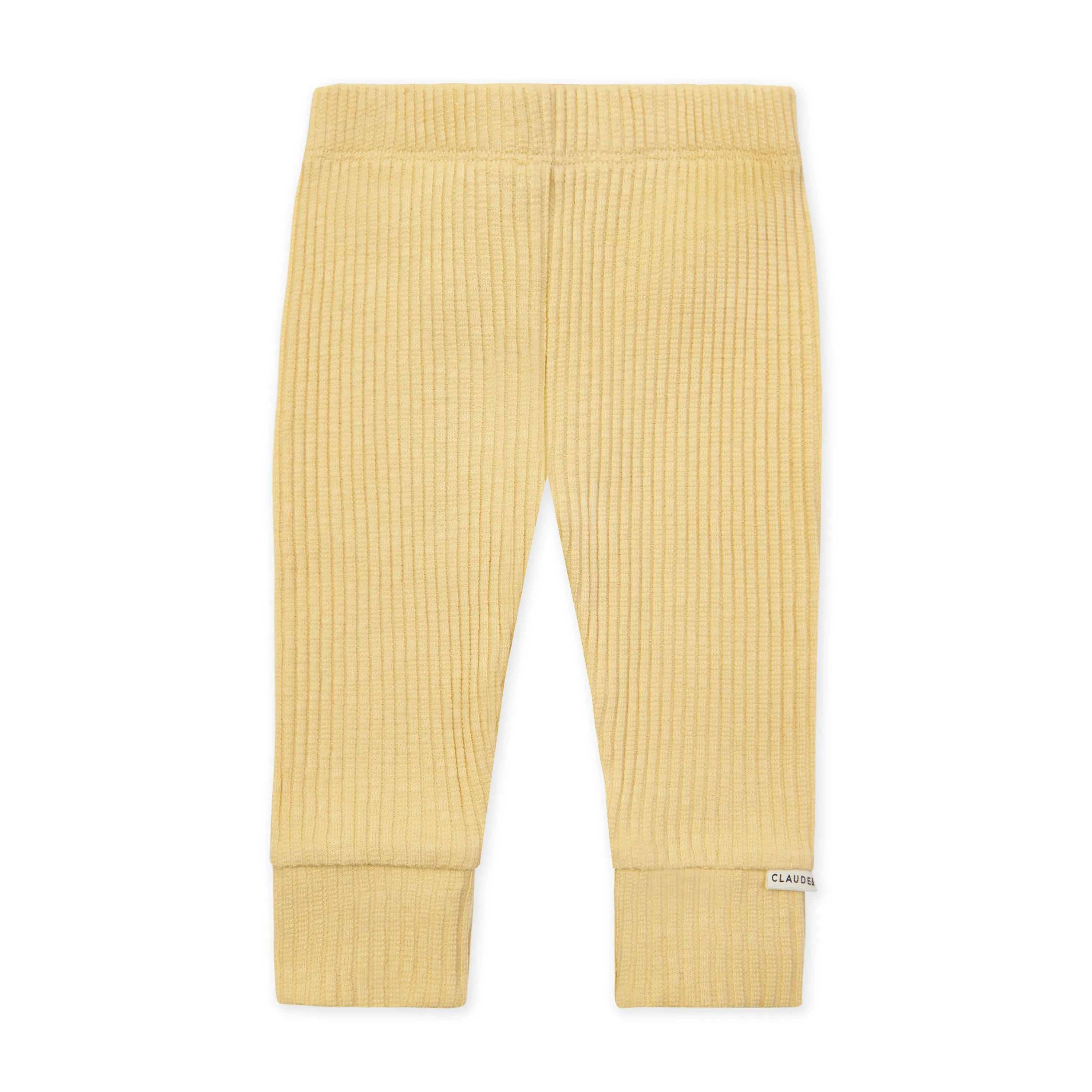 Vanilla Yellow Cuff Legging