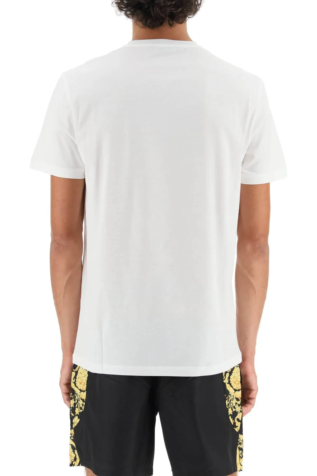 VERSACE medusa-studded taylor fit t-shirt