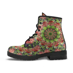 Watercolor Flowers - Vegan Boots