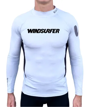 WINDSURFER - Long Sleeve Rash Top - Silver - CUSTOM