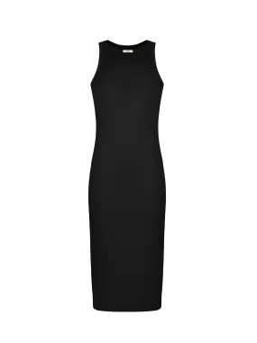 Women's 365 Lightweight Rib Tank Dress—black